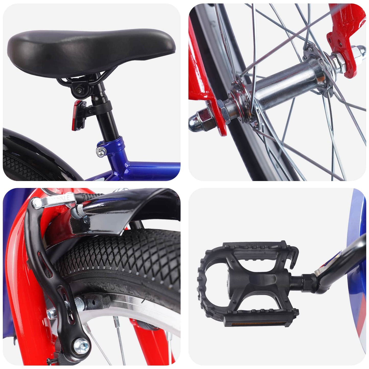 Kids Bike 18 Inches for 5-7 Years Old Dark Blue