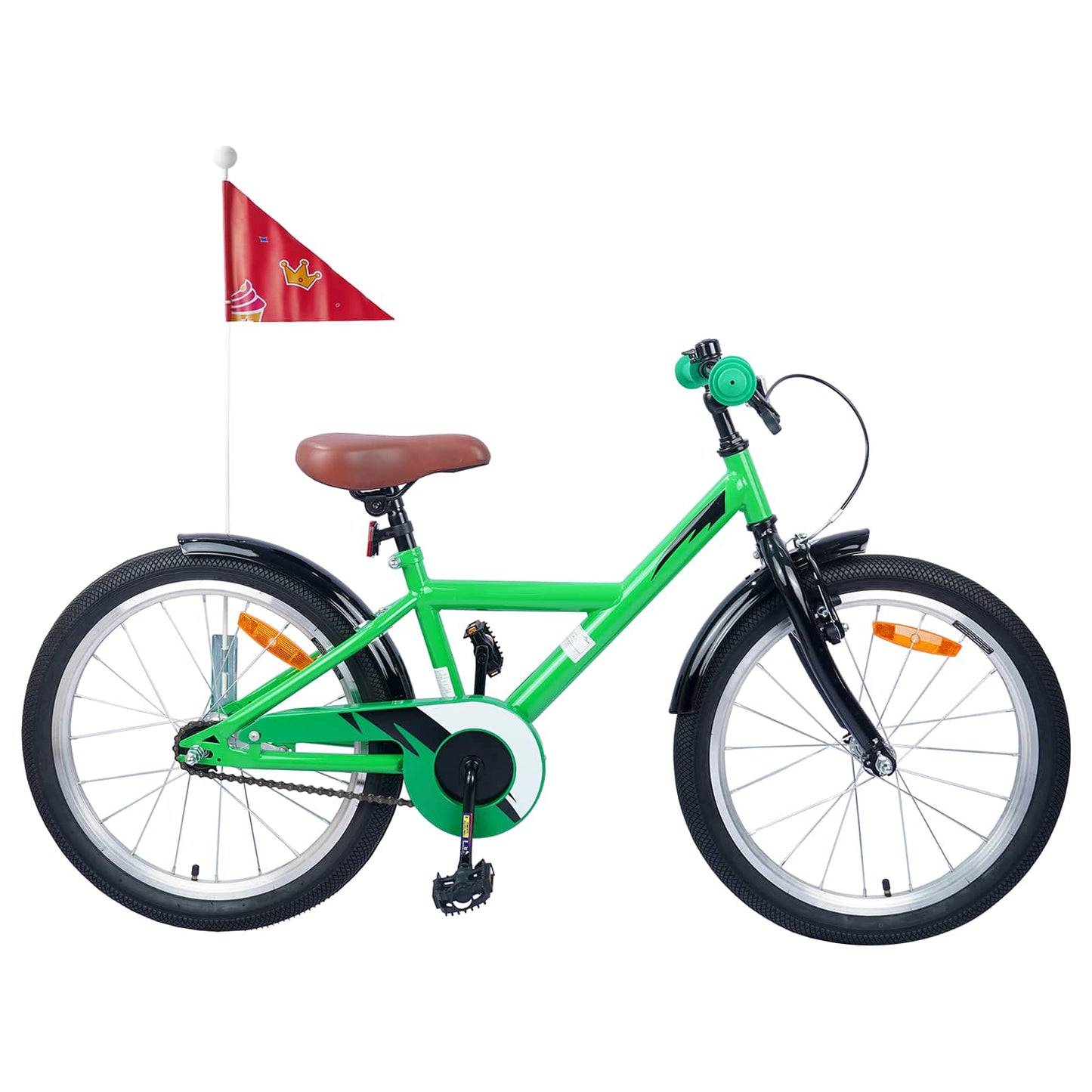 Kids Bike 20 Inches for 6-11 Years Old Green