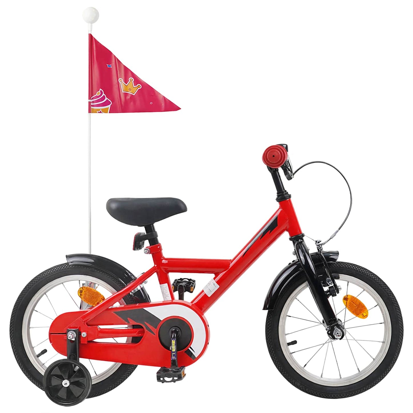 Kids Bike 14 Inches for 3-5 Years Old Red