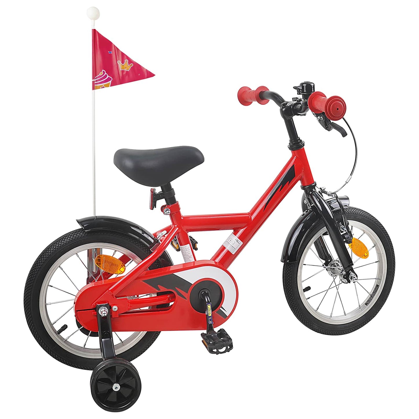 Kids Bike 16 Inches for 4-6 Years Old Red
