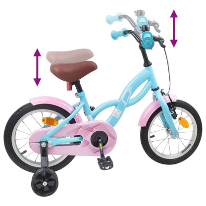 Kids Bike 12 Inches for 2-4 Years Old Light Blue