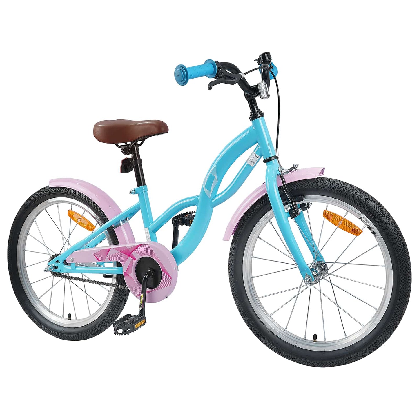 Kids Bike 18 Inches for 5-7 Years Old Light Blue