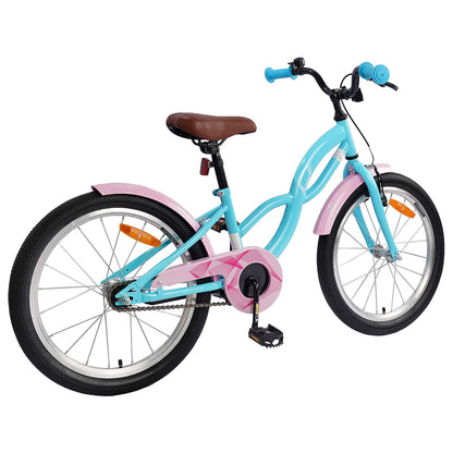 Kids Bike 18 Inches for 5-7 Years Old Light Blue