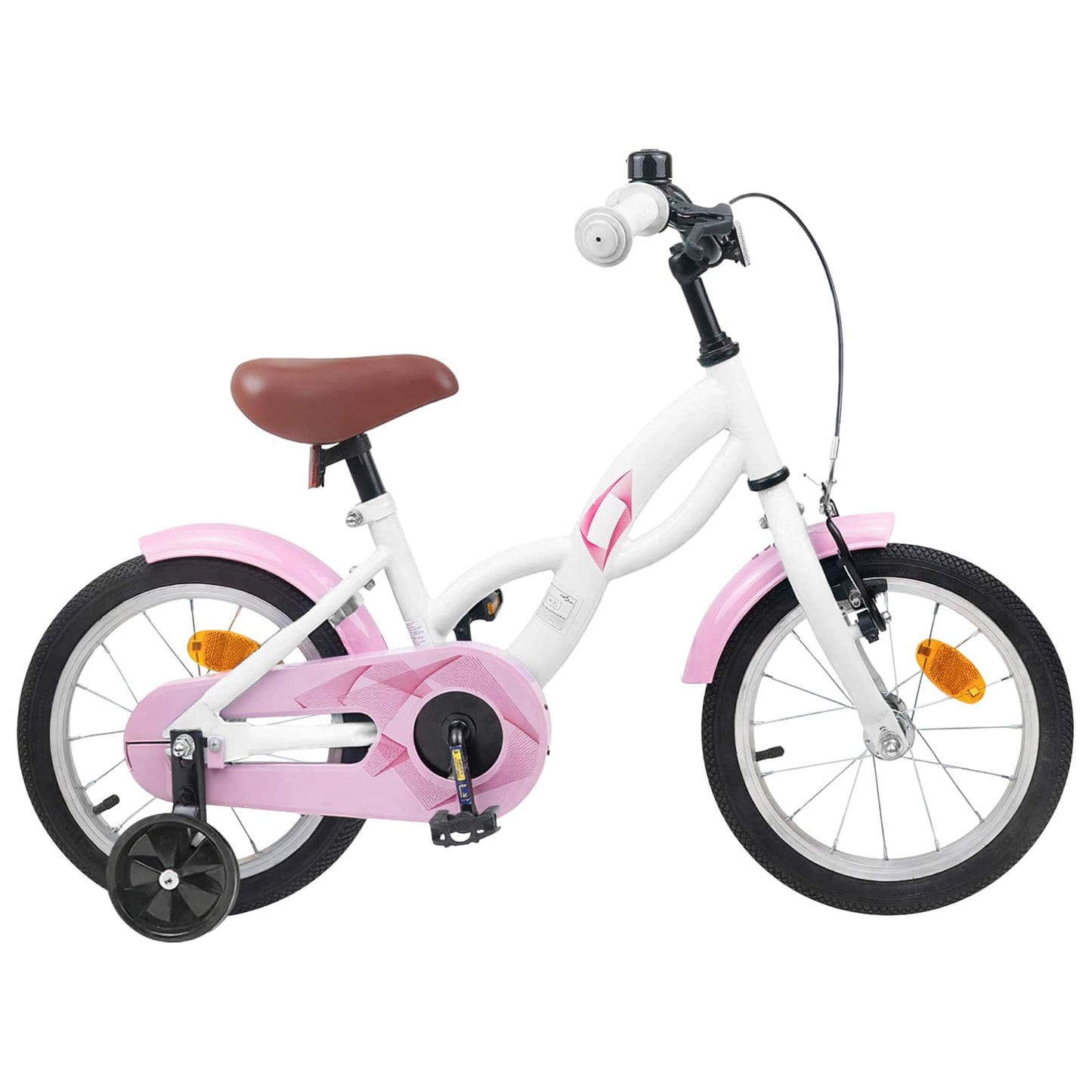 Kids Bike 16 Inches for 4-6 Years Old White