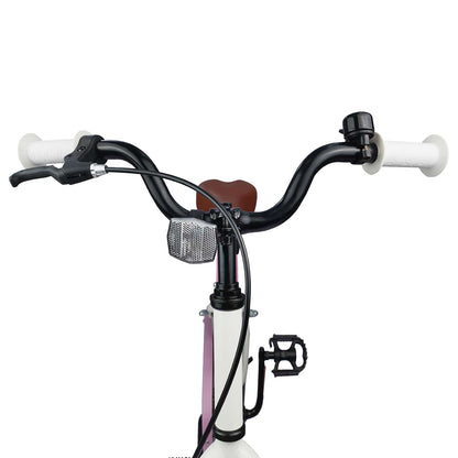 Kids Bike 20 Inches for 6-11 Years Old White