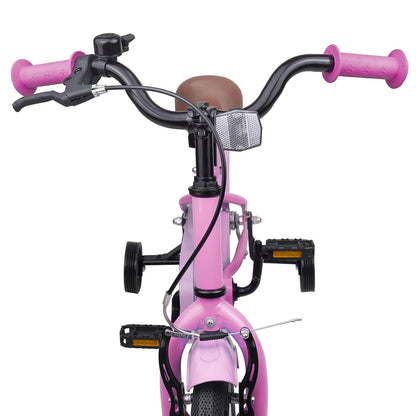 Kids Bike 16 Inches for 4-6 Years Old Light Pink