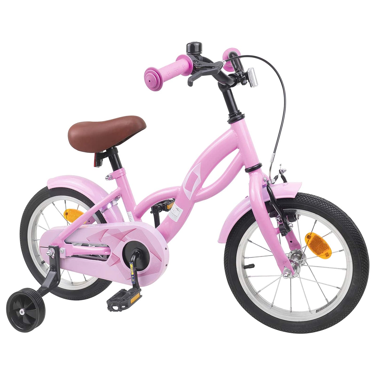 Kids Bike 16 Inches for 4-6 Years Old Light Pink