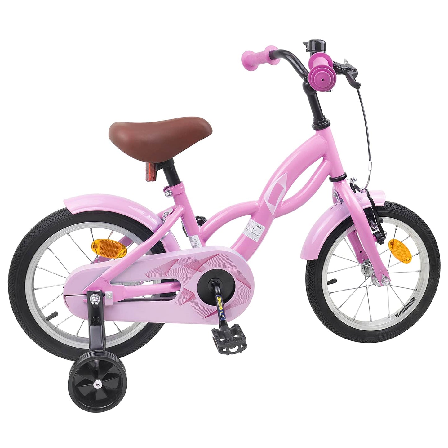 Kids Bike 16 Inches for 4-6 Years Old Light Pink