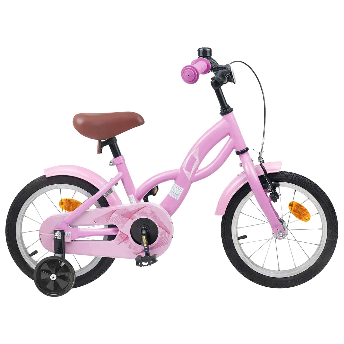 Kids Bike 16 Inches for 4-6 Years Old Light Pink