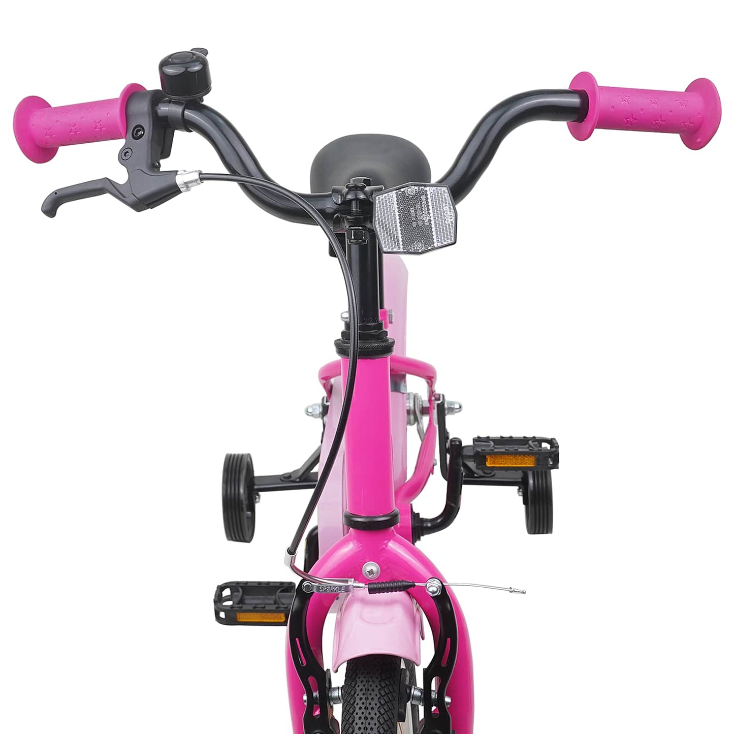 Kids Bike 14 Inches for 3-5 Years Old Dark Pink