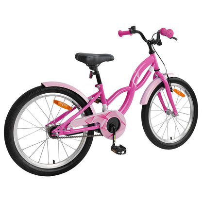 Kids Bike 18 Inches for 5-7 Years Old Dark Pink