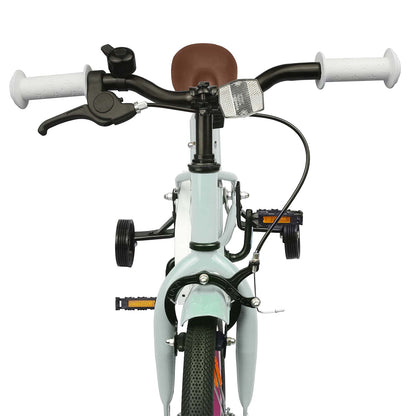 Kids Bike 12 Inches for 2-4 Years Old Light Green