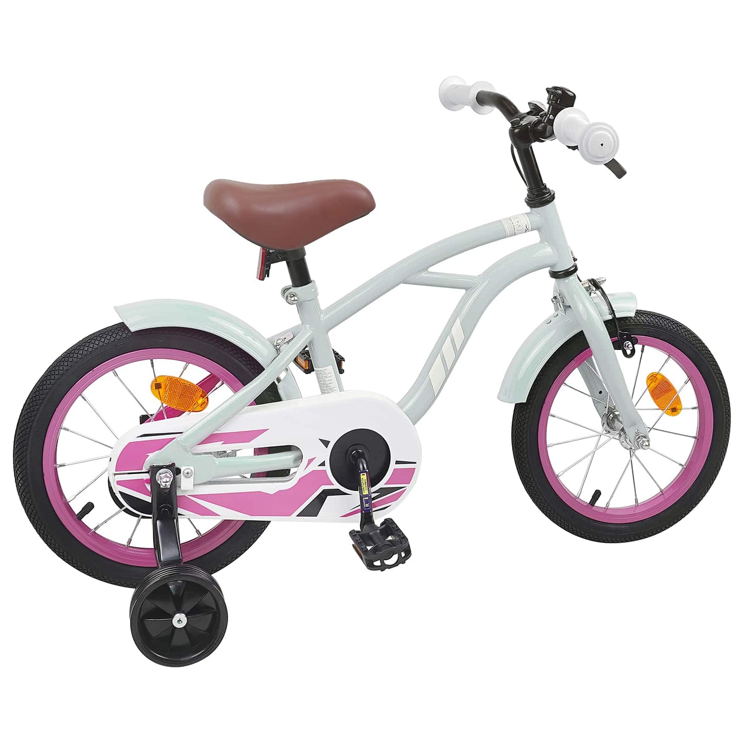 Kids Bike 16 Inches for 4-6 Years Old Light Green