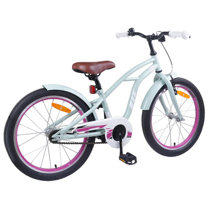 Kids Bike 18 Inches for 5-7 Years Old Light Green