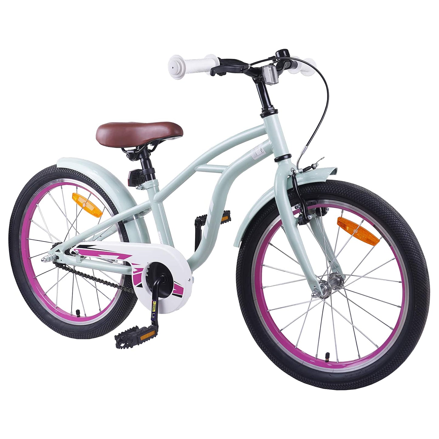 Kids Bike 20 Inches for 6-11 Years Old Light Green