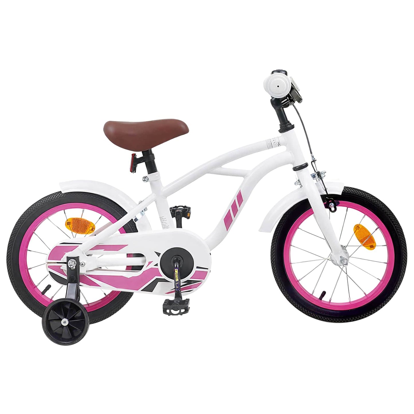 Kids Bike 16 Inches for 4-6 Years Old White