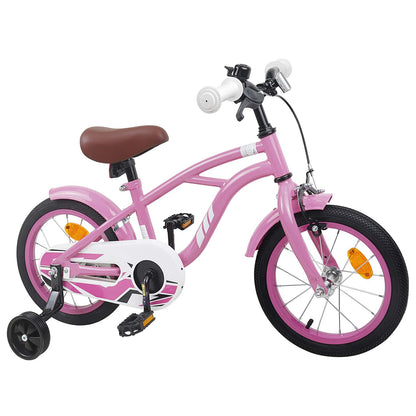Kids Bike 16 Inches for 4-6 Years Old Light Pink