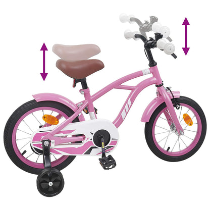 Kids Bike 16 Inches for 4-6 Years Old Light Pink