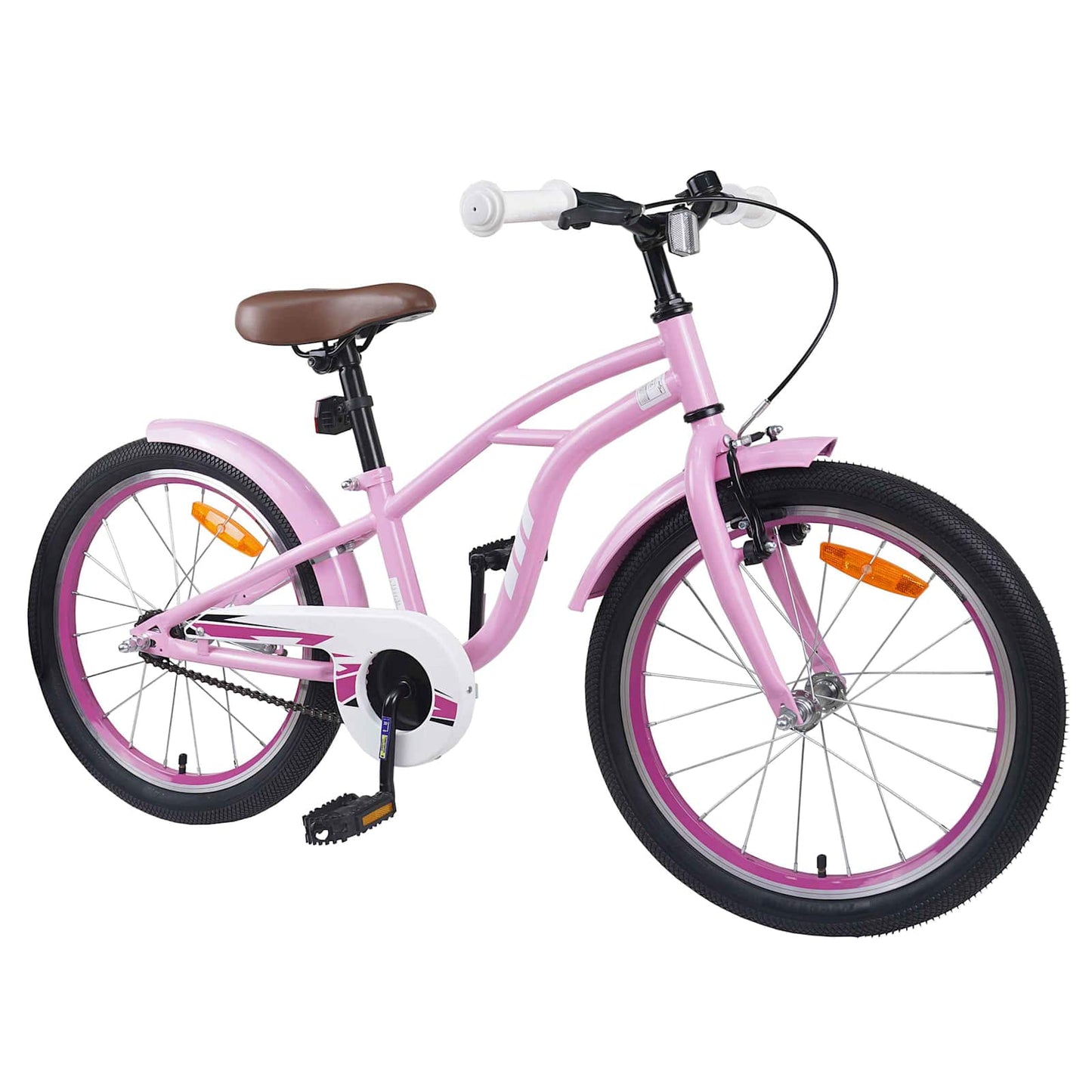 Kids Bike 20 Inches for 6-11 Years Old Light Pink