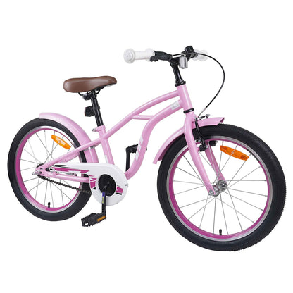 Kids Bike 20 Inches for 6-11 Years Old Light Pink
