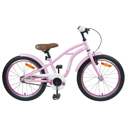 Kids Bike 20 Inches for 6-11 Years Old Light Pink
