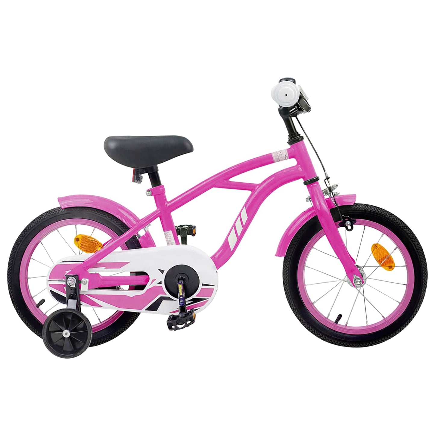 Kids Bike 12 Inches for 2-4 Years Old Dark Pink