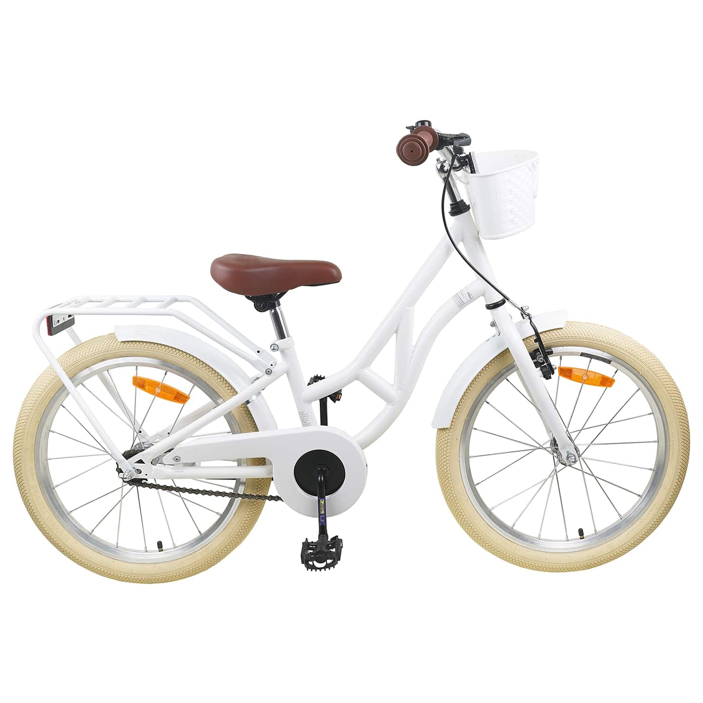 Kids Bike 20 Inches for 6-11 Years Old White