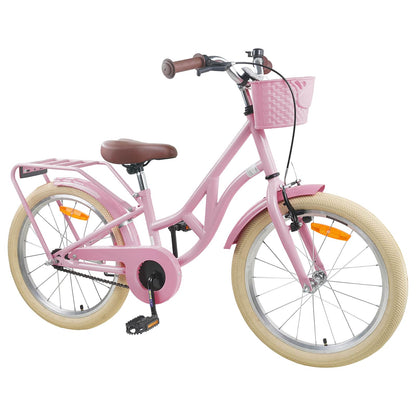 Kids Bike 24 Inches for 8-12 Years Old Light Pink
