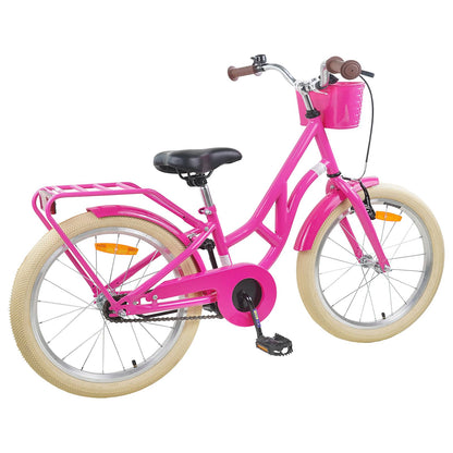 Kids Bike 20 Inches for 6-11 Years Old Dark Pink