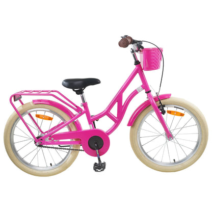 Kids Bike 20 Inches for 6-11 Years Old Dark Pink