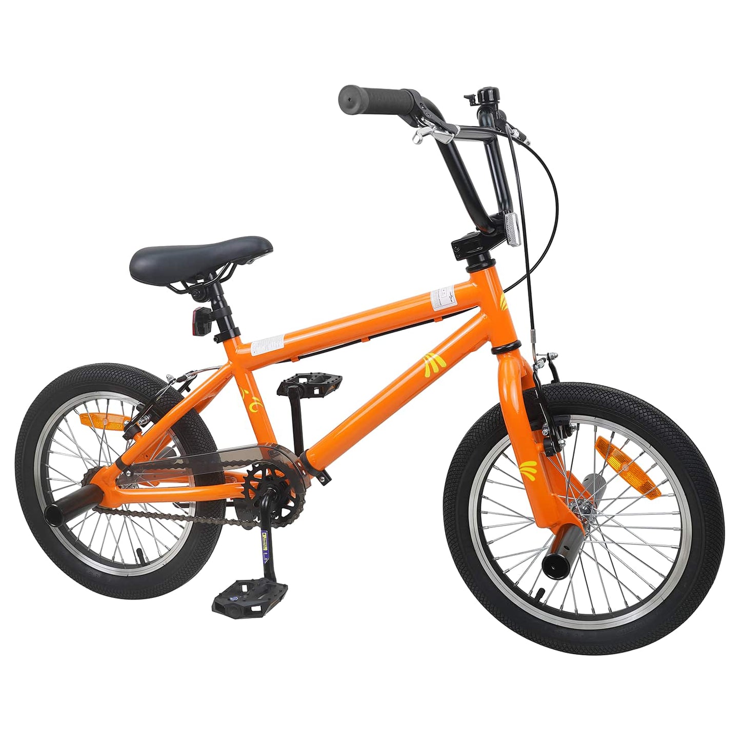 BMX Bike 20 Inches for over 9 Years Old Orange
