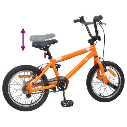 BMX Bike 20 Inches for over 9 Years Old Orange