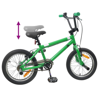 BMX Bike 20 Inches for over 9 Years Old Green