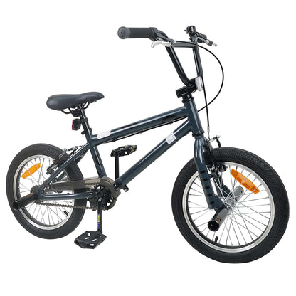 BMX Bike 16 Inches for 5-8 Years Old Dark Grey