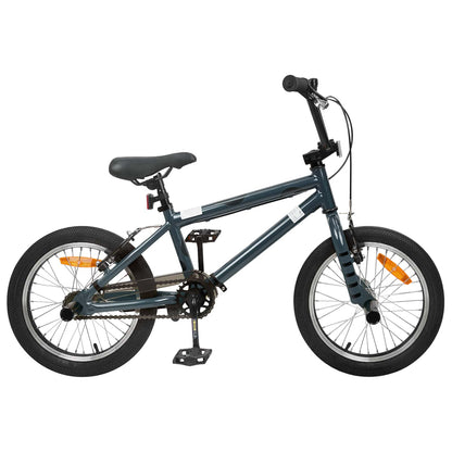 BMX Bike 16 Inches for 5-8 Years Old Dark Grey
