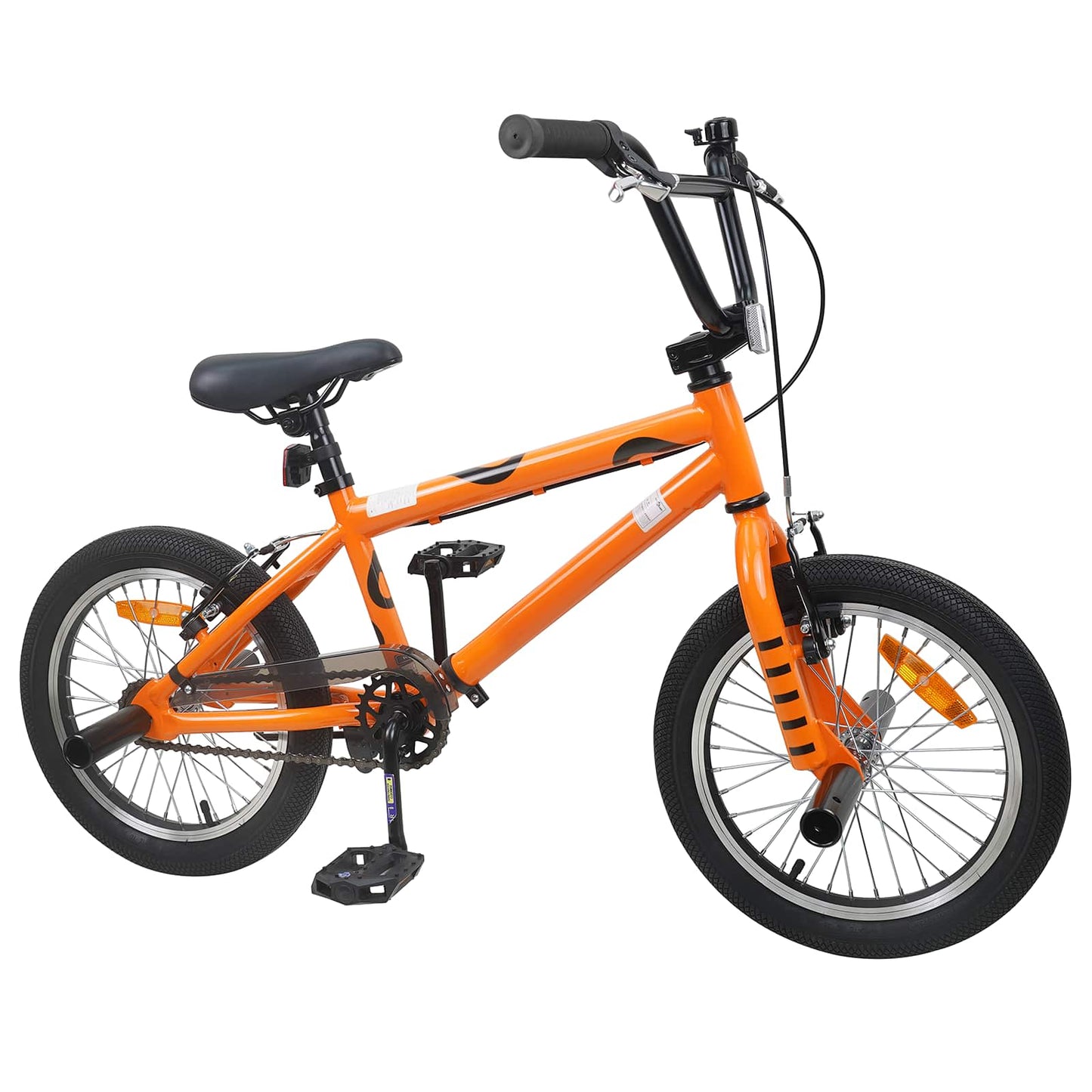 BMX Bike 16 Inches for 5-8 Years Old Orange