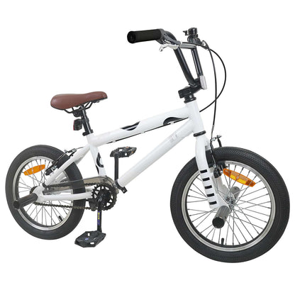 BMX Bike 16 Inches for 5-8 Years Old White