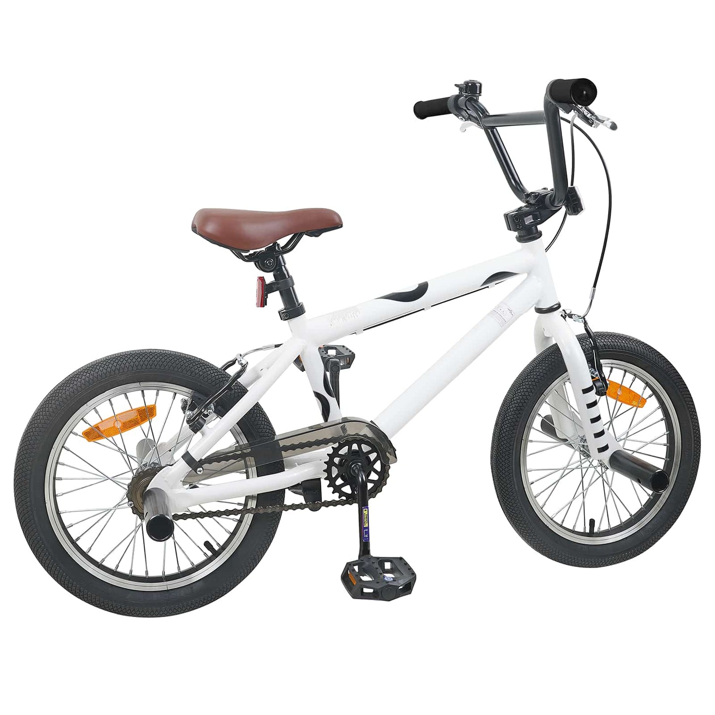 BMX Bike 16 Inches for 5-8 Years Old White