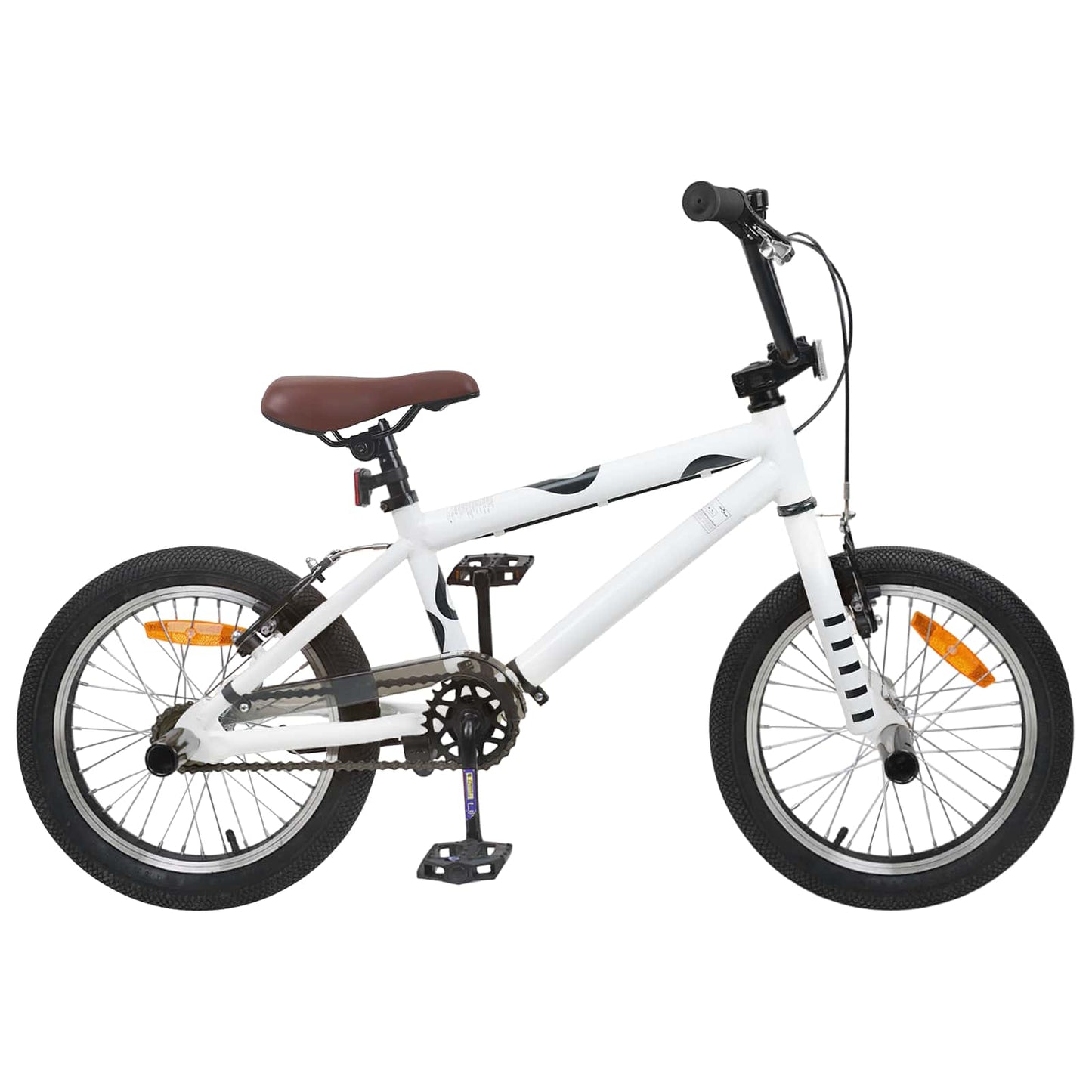 BMX Bike 16 Inches for 5-8 Years Old White