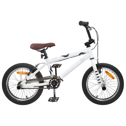 BMX Bike 16 Inches for 5-8 Years Old White