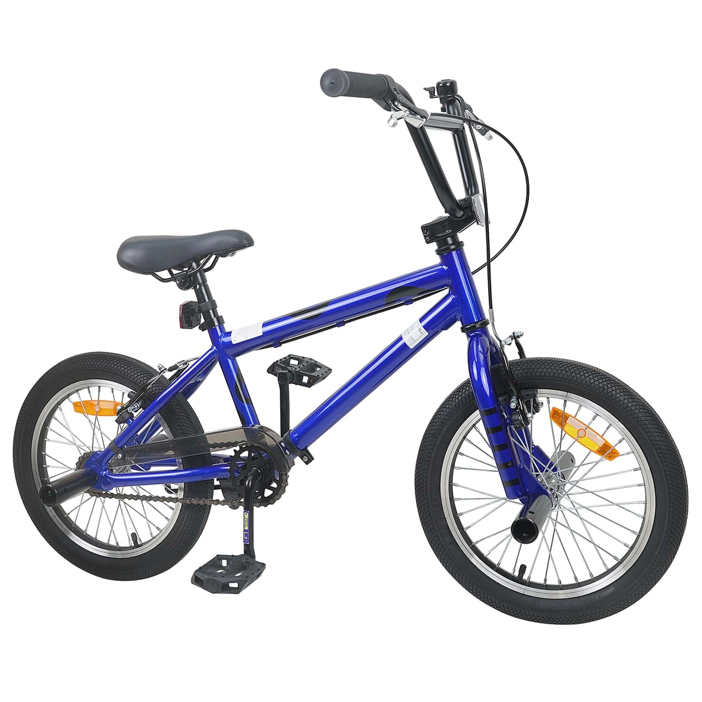 BMX Bike 16 Inches for 5-8 Years Old Dark Blue