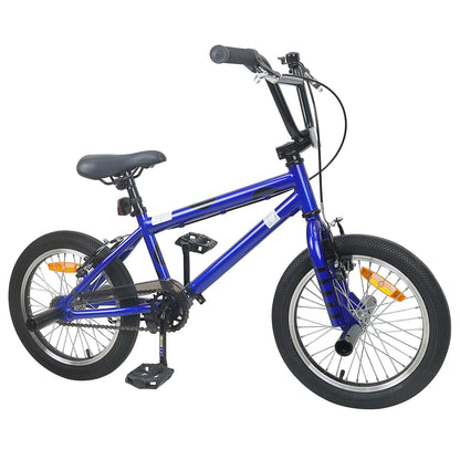 BMX Bike 16 Inches for 5-8 Years Old Dark Blue