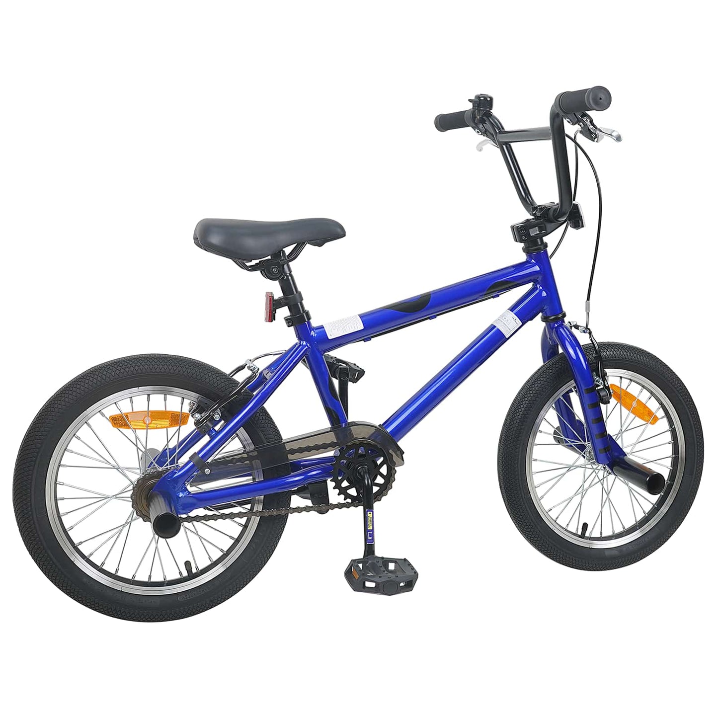 BMX Bike 16 Inches for 5-8 Years Old Dark Blue