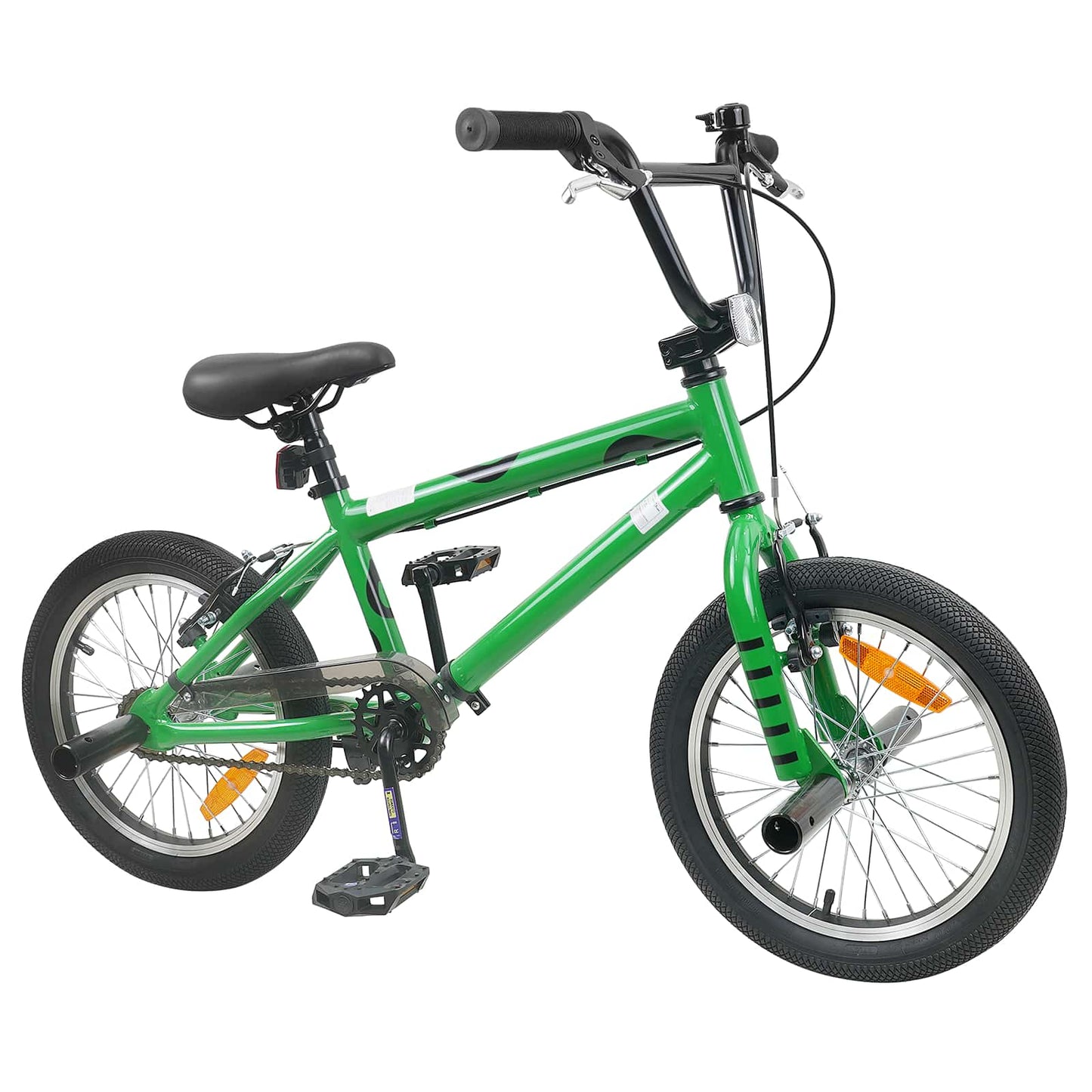 BMX Bike 16 Inches for 5-8 Years Old Green