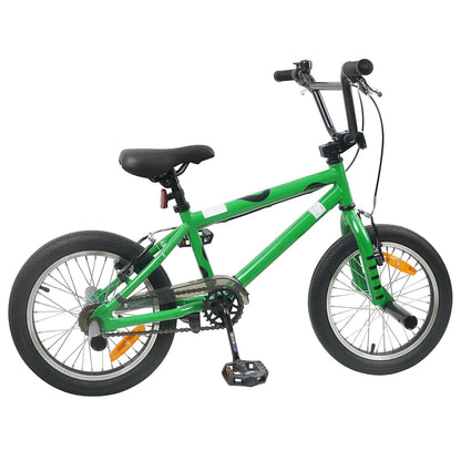 BMX Bike 16 Inches for 5-8 Years Old Green