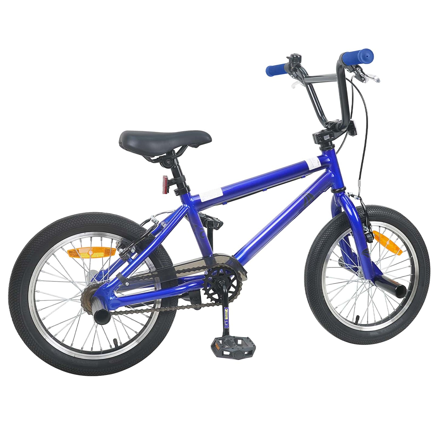 BMX Bike 18 Inches for 7-10 Years Old Dark Blue