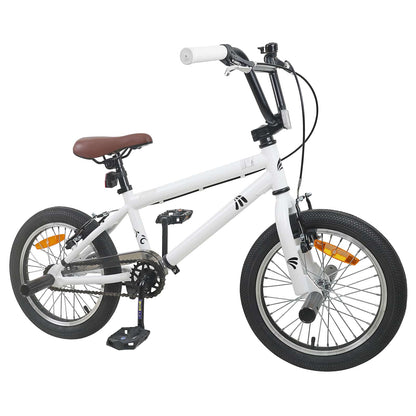 BMX Bike 16 Inches for 5-8 Years Old White