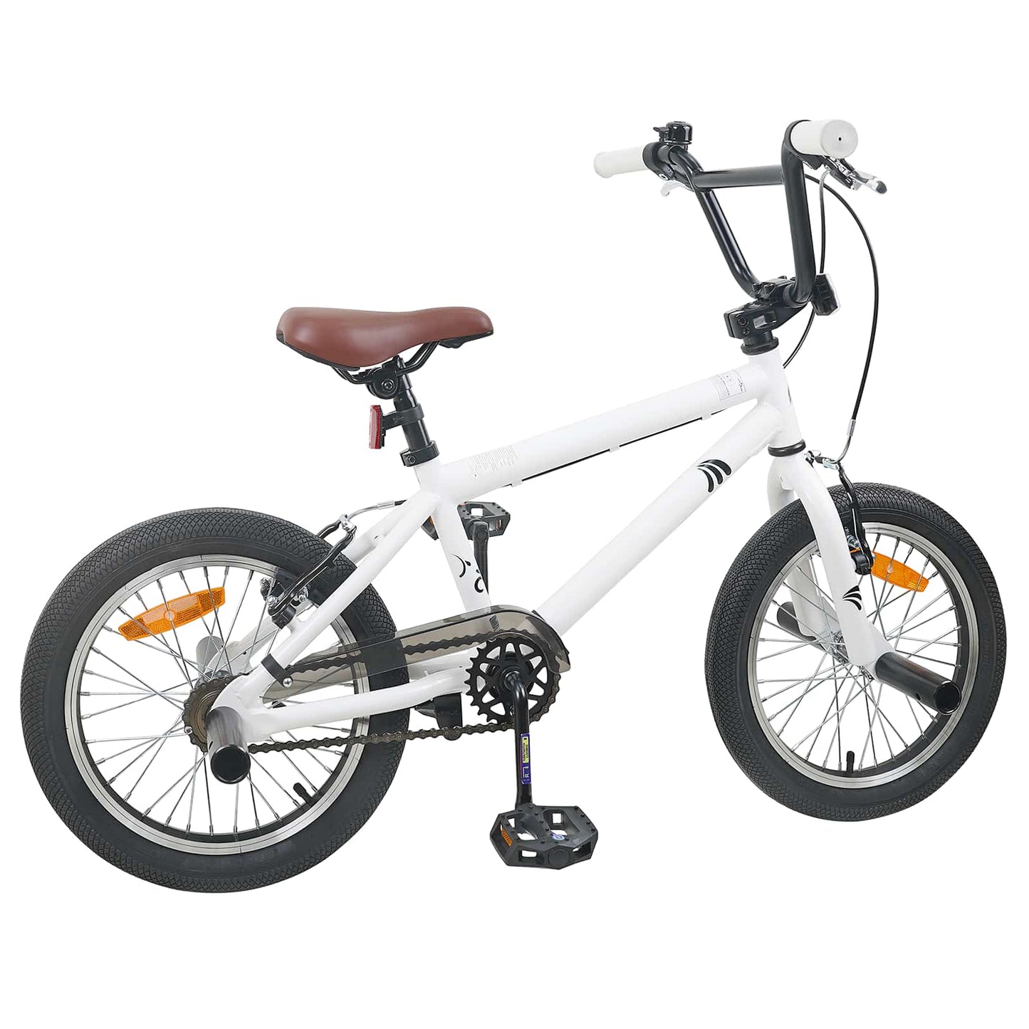 BMX Bike 16 Inches for 5-8 Years Old White