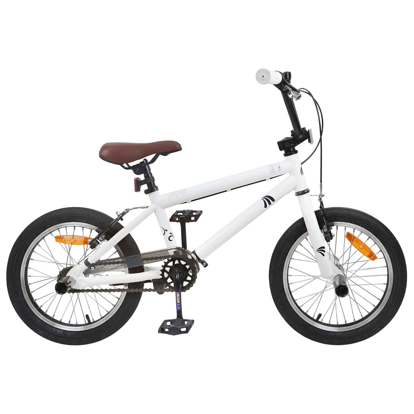 BMX Bike 16 Inches for 5-8 Years Old White