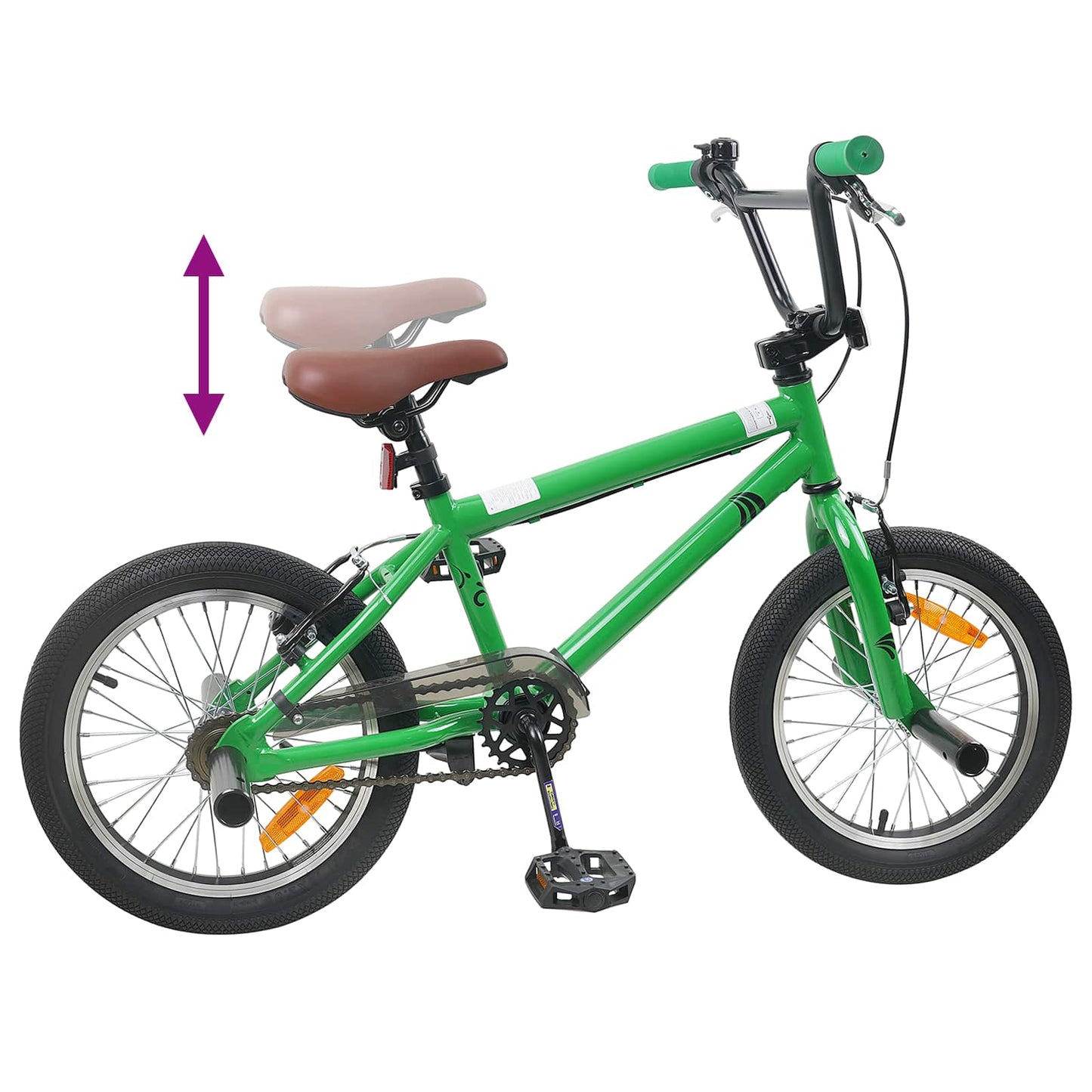 BMX Bike 20 Inches for over 9 Years Old Green